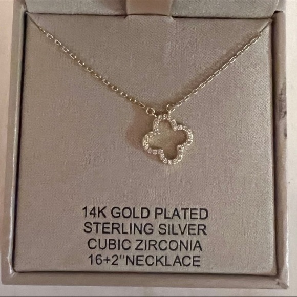 Rachel Zoe Clover Necklace - Picture 2 of 3